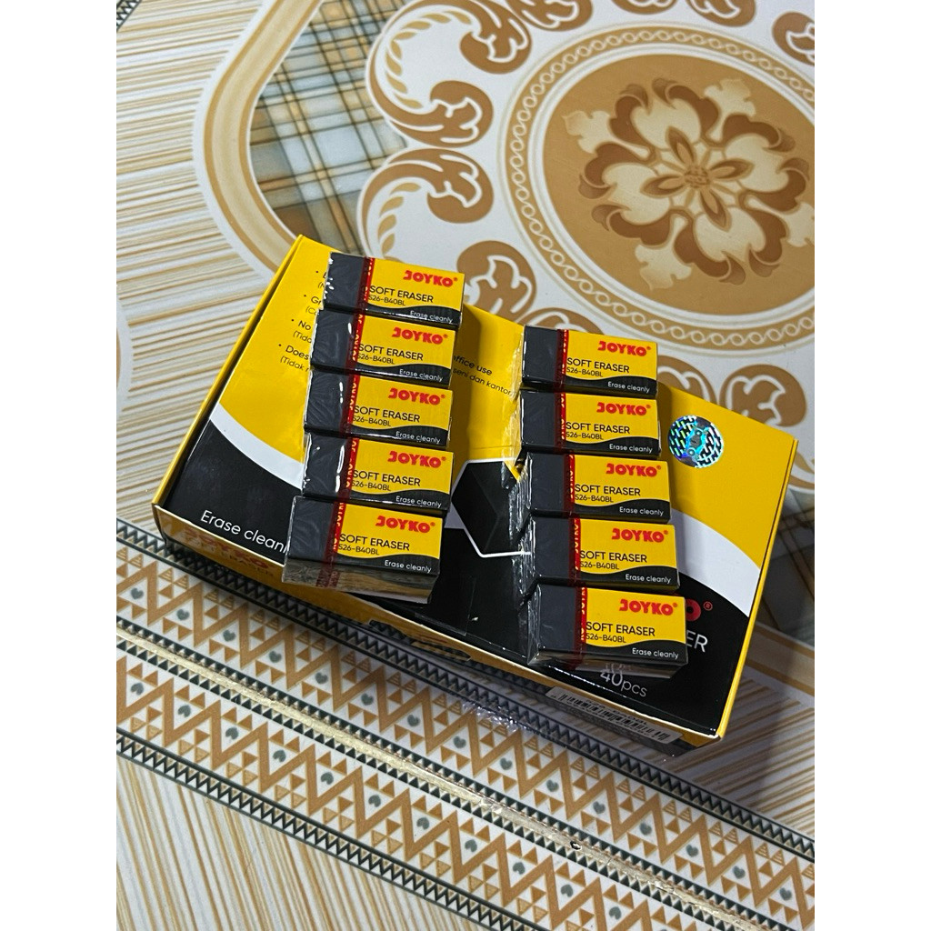 

[Paket 10ps]Penghaspus Joyko Soft Eraser 526-B40BL
