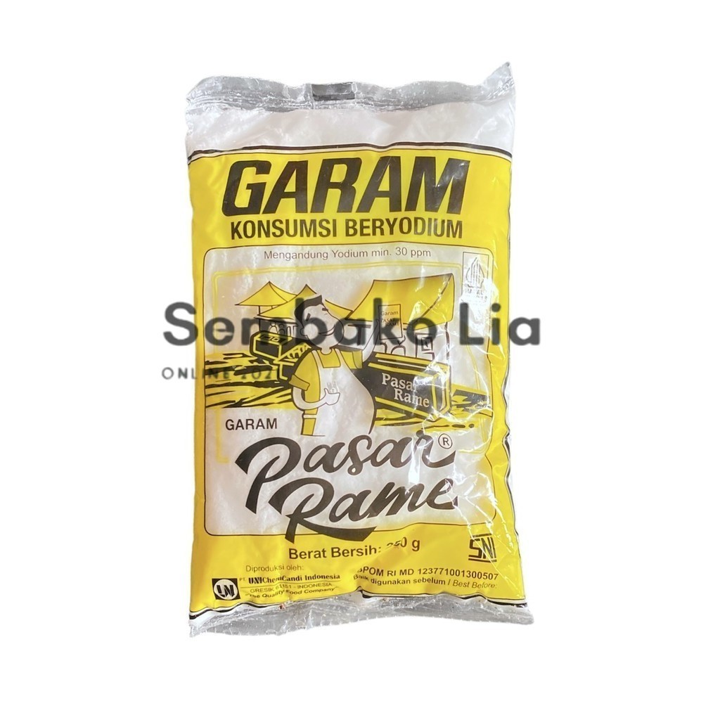 

Garam Pasar Rame Garam Konsumsi Beryodium 250gr