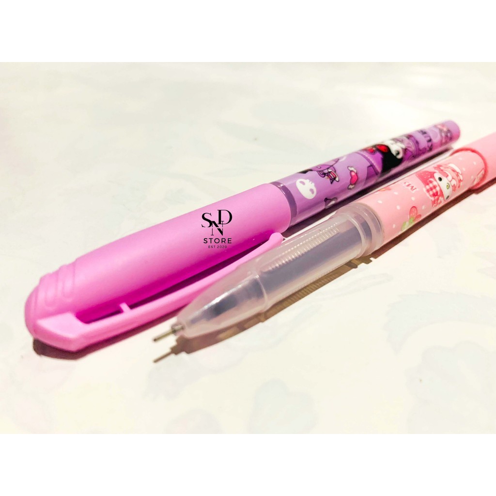 

(12pc) PEN GEL motif KUROMI SANRIO CINNAMOROLL PENA BALLPEN ipen