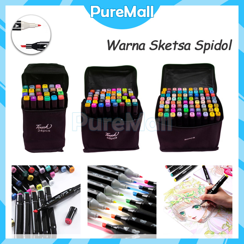 

Spidol Sketsa 12/24/48 / Spidol Gambar / Warna Sketsa Spidol