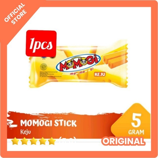 

MOMOGI STICK KEJU SNACK 6/5gr makanan ringan jajanan murah (1pcs)