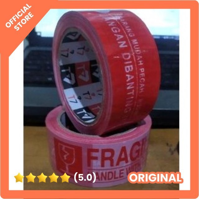 

LAKBAN FRAGILE 45mm JANGAN DI BANTING MERAH