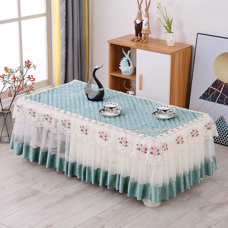 SutangTaplak Meja Rumbai/Taplak Meja Makan Mewah/Rectangle Lace Table Cloth / Kain Dekoratif Desktop