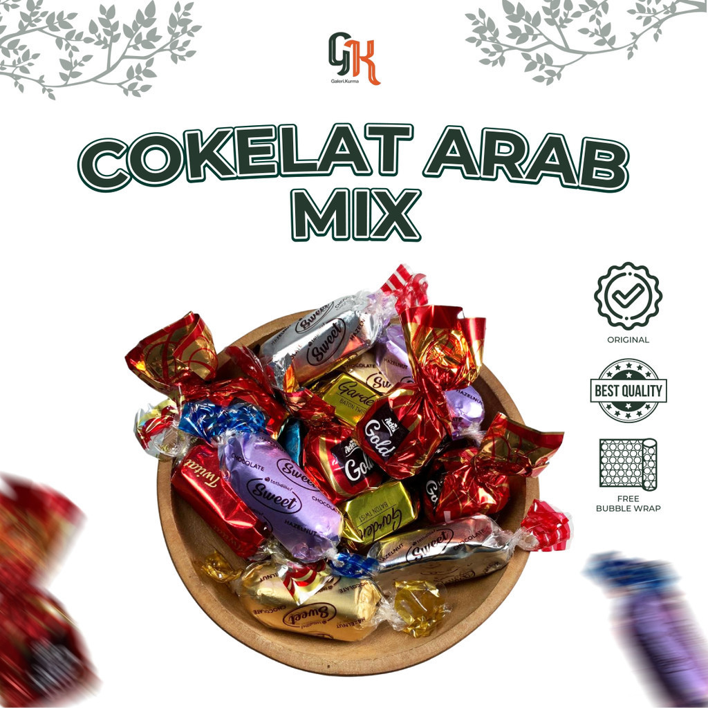 

COKLAT ARAB MIX OLEH OLEH HAJI UMROH ORIGINAL COKELAT TURKEY