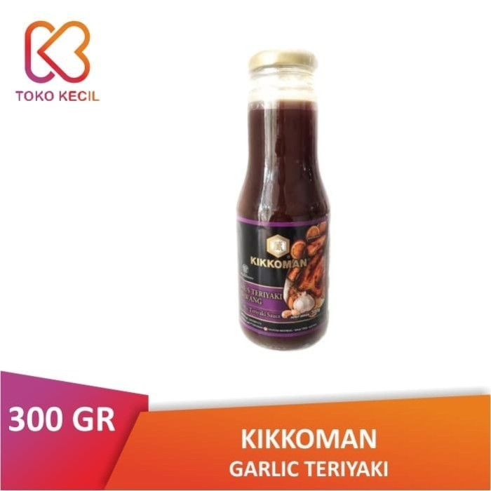 

HEMAT! Kikkoman Garlic Teriyaki 300 GR - Saus Teriyaki Bawang - HALAL