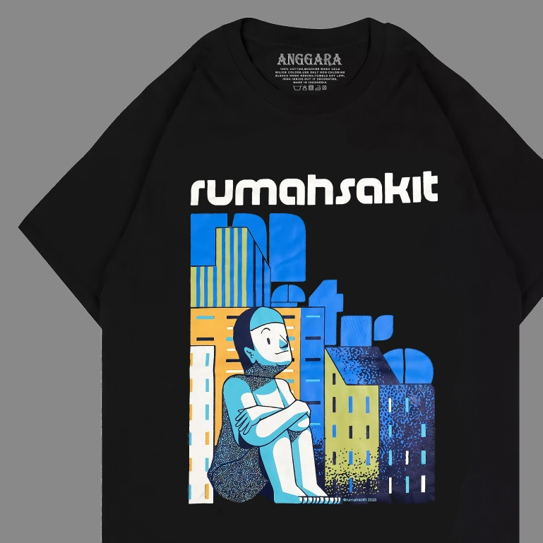 KAOS BAND Tshirt RUMAH SAKIT METRO 2023 Cotton Combed 24s Bahan Tebal