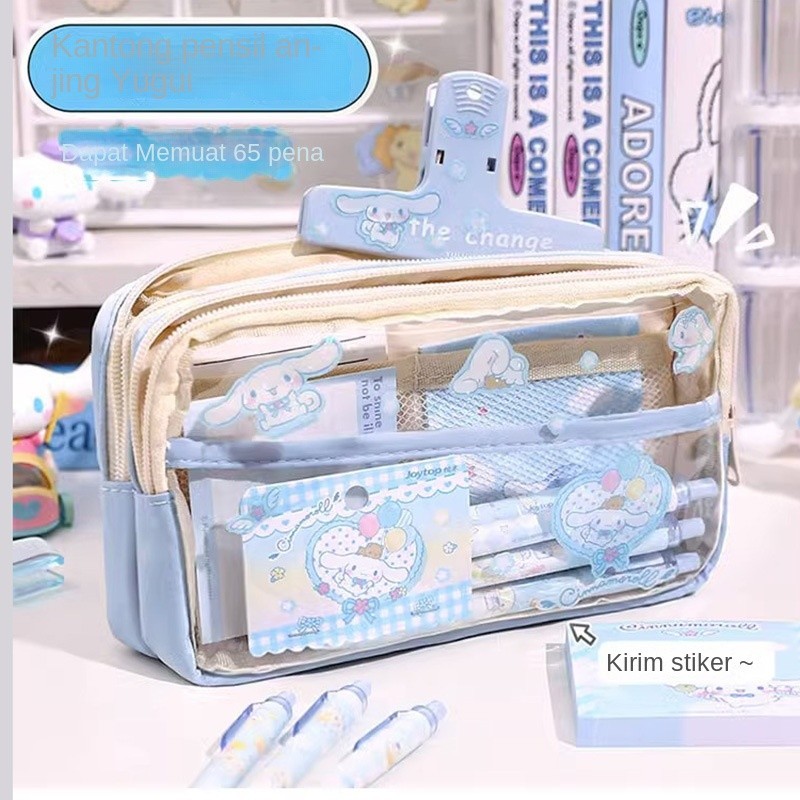 

Sanrio Tas Pensil Tempat Pensil Cinnamoroll Baru Anime My Melody Kuromi Penyimpanan Alat Tulis Siswa Perlengkapan Sekolah