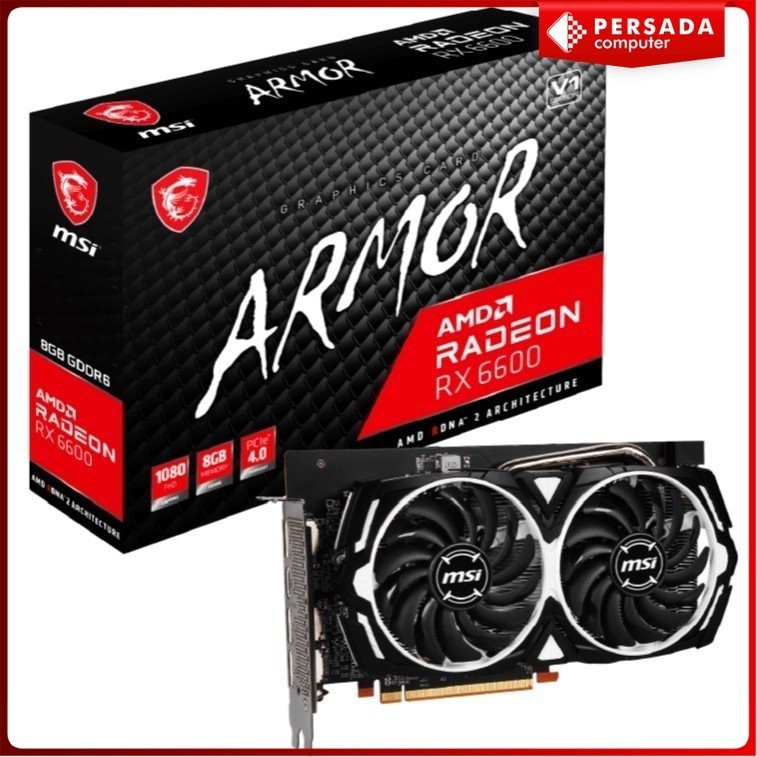 MSI Radeon RX 6600 ARMOR 8G / MSI RX 6600 ARMOR / RX 6600 / RX6600 8GB