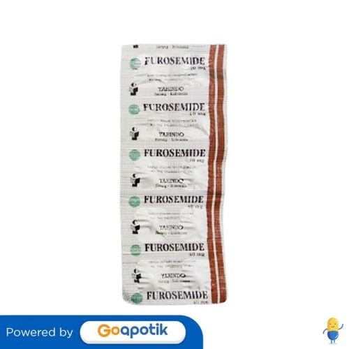 Furosemide Yarindo 40 Mg Strip 10 Tablet