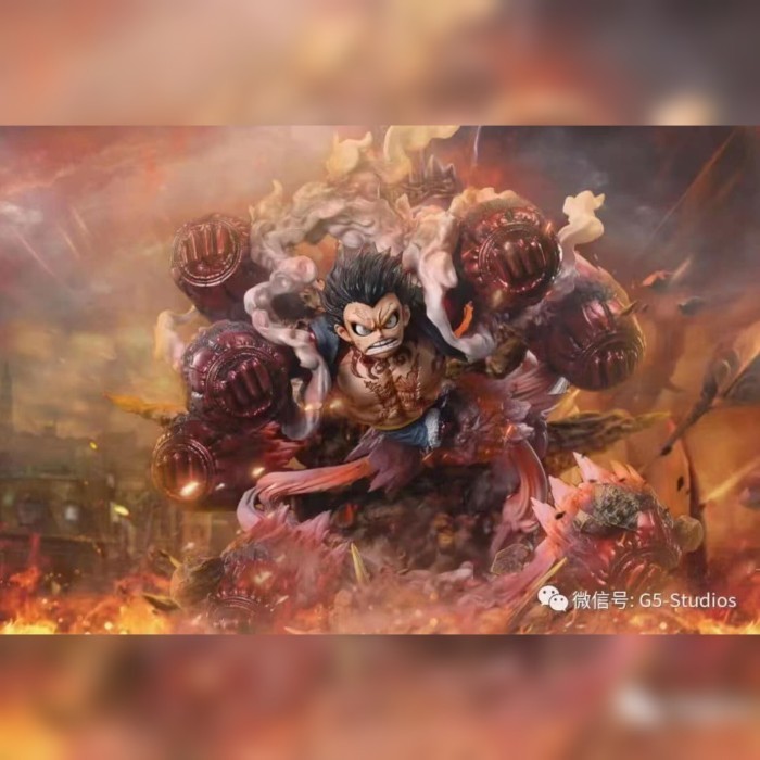 READY STOCK ACTION FIGURE LUFFY GEAR 4 BY G5 STUDIO RESIN STATUE ONE PIECE