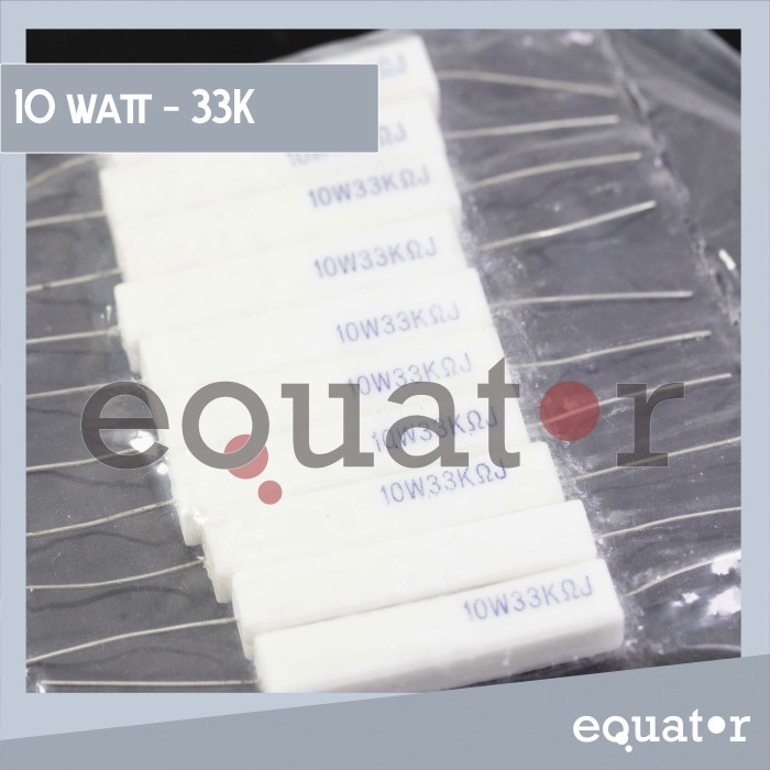Resistor Kapur 10 Watt 10W 33K 33 K
