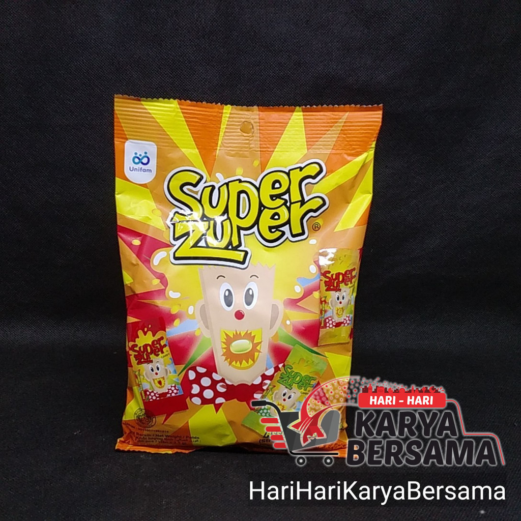 

SUPER ZUPER PERMEN ASSORTED SOUR CANDY ISI 50'S X 2.5GR