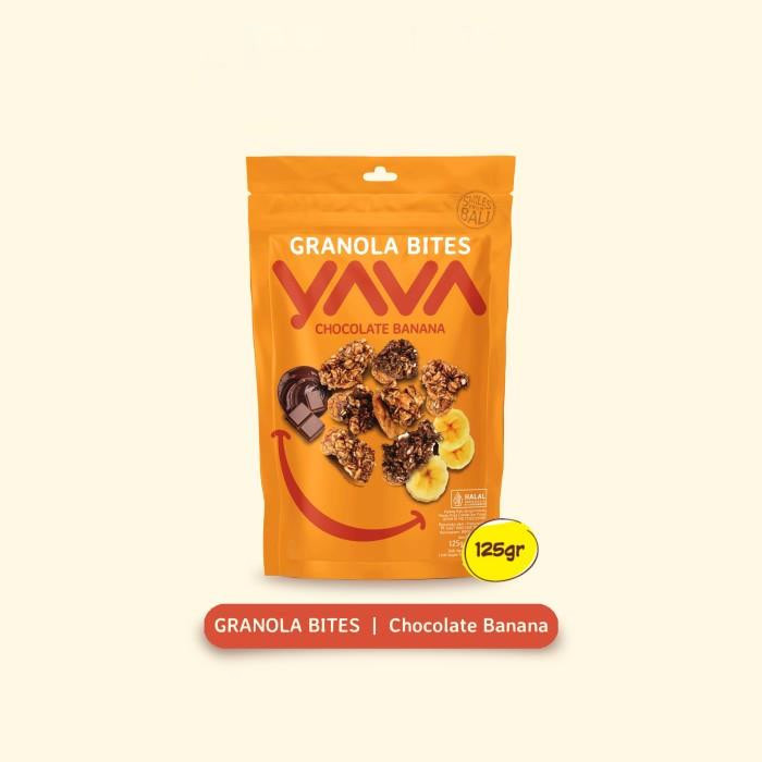

YAVA Granola Bites Chocolate Banana 125gr - Granola cokelat pisang