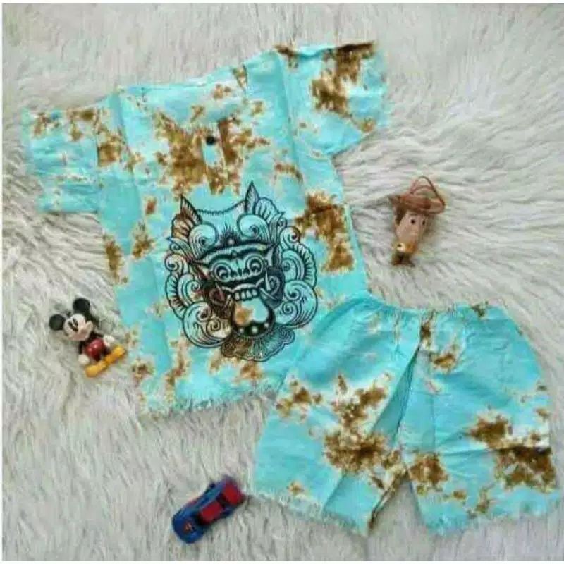 Setelan Baju Barong Anak Bali Khas Daerah Bali Keren Koruo Keren