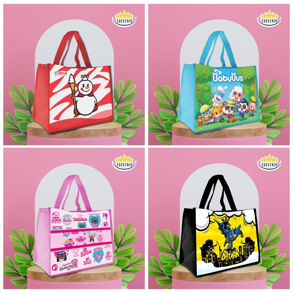 

cod PROSES JAHIT+PEREKAT TAS ULTAH TERLARIS/ TAS ULANG TAHUN / TAS READY STOK GOODIE BAG BINGKISAN SOUVENIR ANAK LANDSCAPE 20X25X13