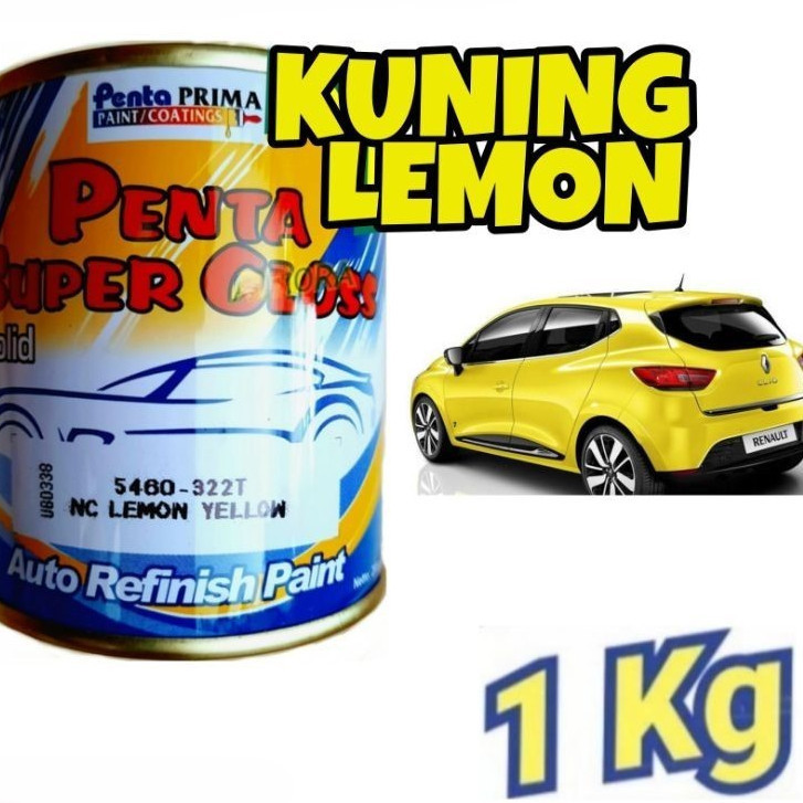 

cat penta super gloss solid nc lemon yellow 322t ( 200g - 1kg )