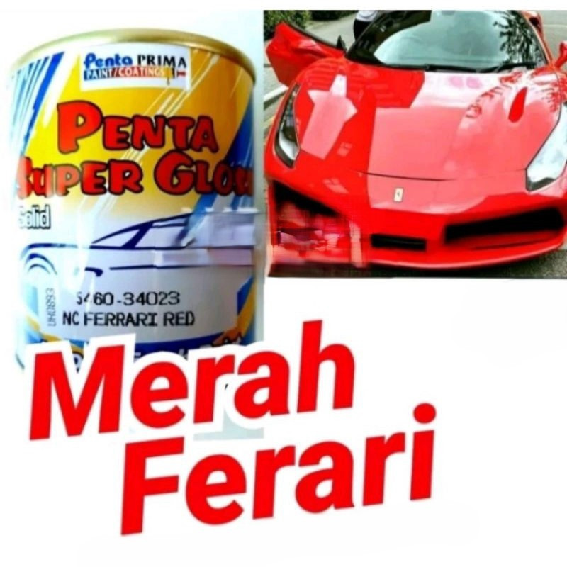 

cat penta super gloss solid nc Ferrari red 34023 ( 200g - 1kg )