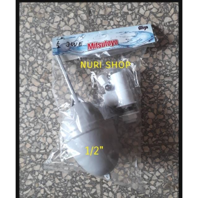 Pelampung air PVC 1/2"/ pelampung bola/ Pelampung tandon/ otomatis tandon 1/2" pvc