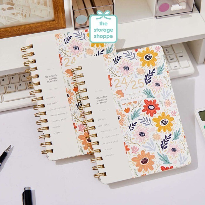 

NEW ! BEST SELLER 17 Month Planner / Personal Journal / Agenda / Diary - Planner only