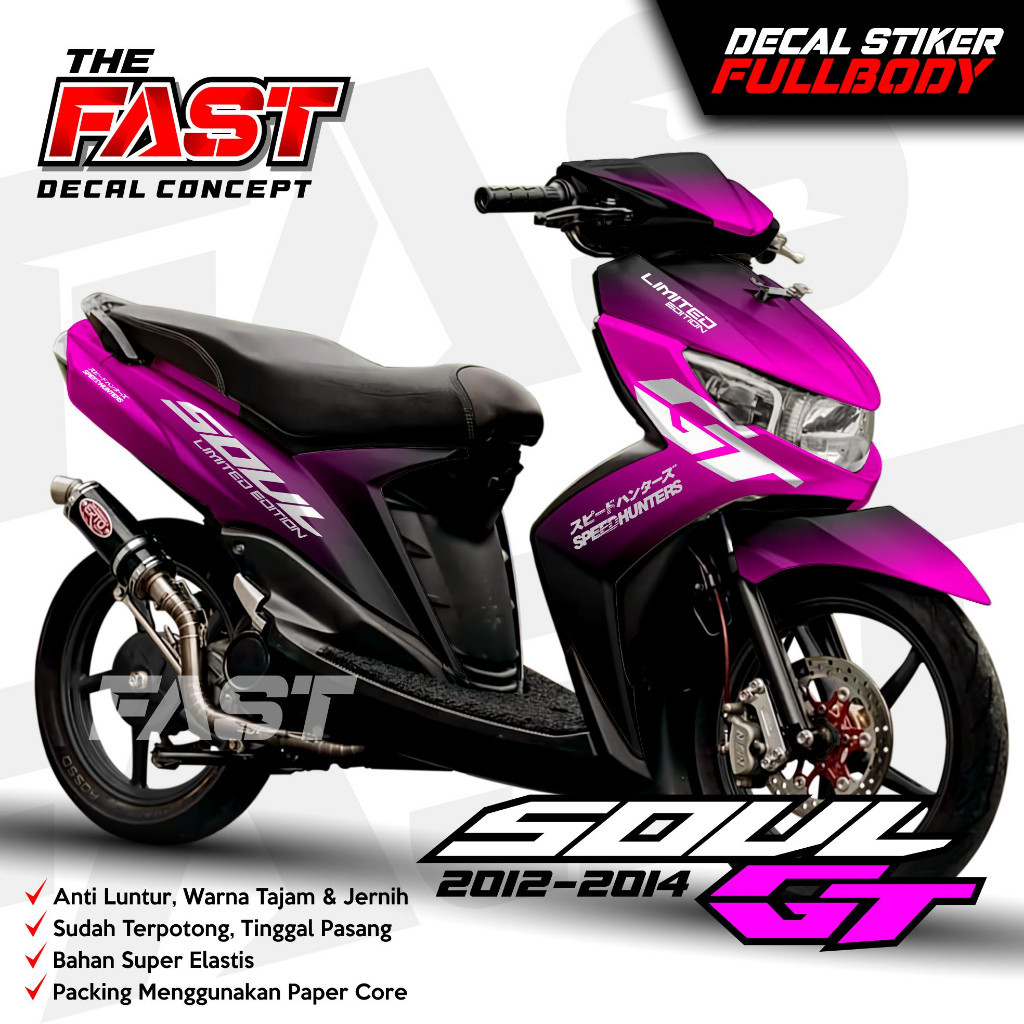 BISA COD Decal Sticker Yamaha Soul GT 110 Fullbody Bunglon Decal stiker nSoul GT 110 full body desig