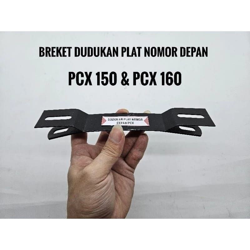 [ DELSER MOTOR ] DUDUKAN PLAT NOMOR PCX OLD PCX NEW 150 160 MASUK DI DEPAN VISOR PLAT NO NOMER NOMOR