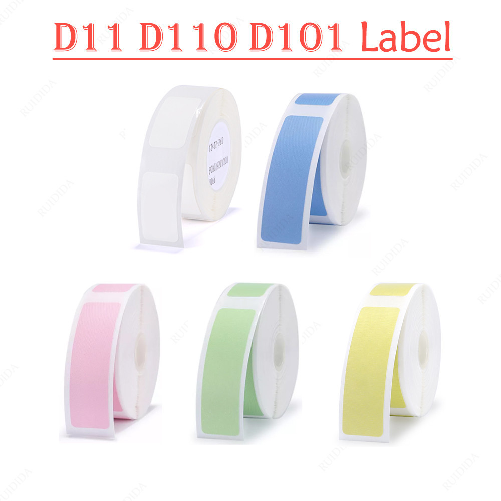 

Niimbot D11 D110 D101 Thermal Label Paper White Pure Color Label Sticker Waterproof Anti-Oil Scratch-Resistant Price Label