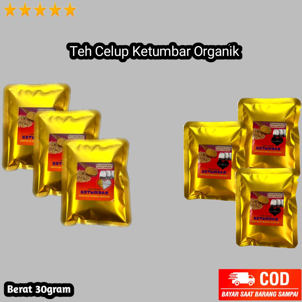 

Teh Celup Ketumbar Organik 100% Asli Tanpa Campuran 1 Bungkus isi 5 / S N