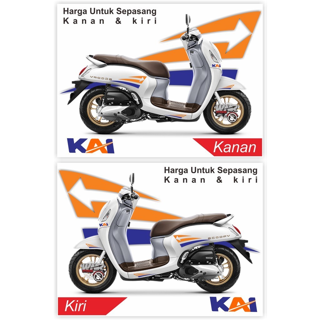 Sticker motor keren sticker motor matic sticker kai sticker kereta api indonesia