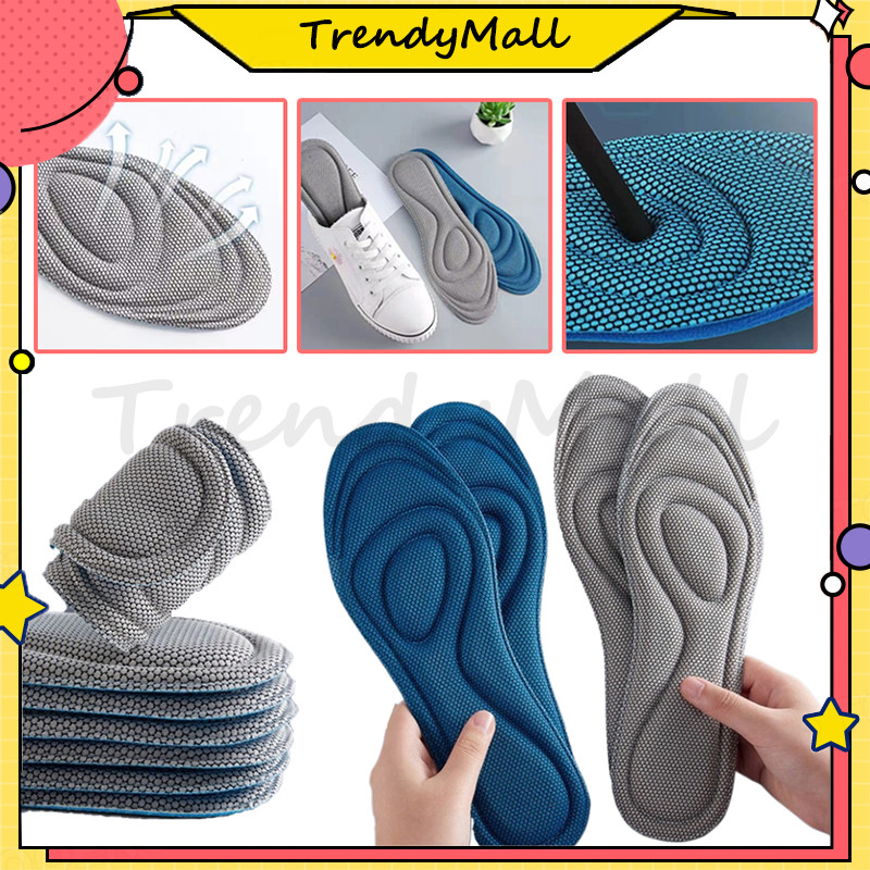 Alas Kaki Insole Busa Empuk SEPASANG / Busa Alas Sepatu Empuk / Busa Bantalan Tumit Sepatu/Busa Sepa