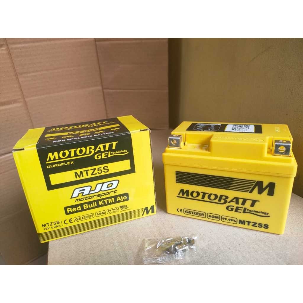 AKI MOTOBATT GELL ORIGINAL AKI MOTOR MIO ALL MTZ5S/GTZ5S/GTZ4V
