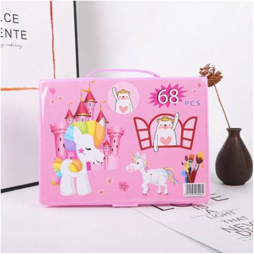 

CREATIVE Crayon Set 68pcs / Krayon Mewarnai Anak 68pcs / PENSIL Warna Art Set / DRAWING SET 68 pcs