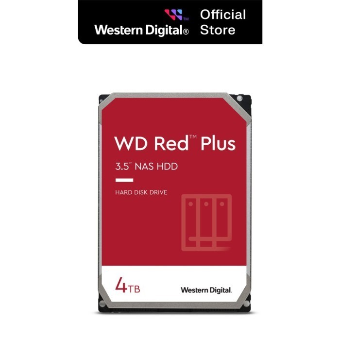 WD Red Plus HDD / Hardisk Internal NAS 3.5" 4TB SATA