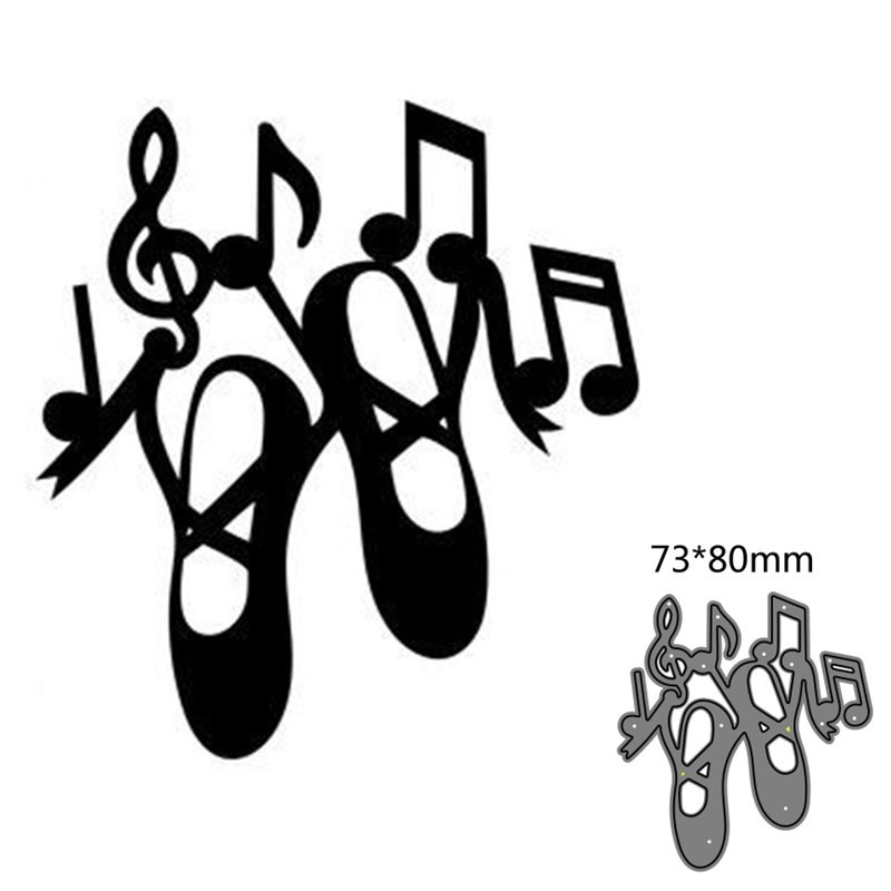 

metal cutting dies cut die mold Ballet shoes decoration Scrapbook paper craft knife mould blade punch stencils dies