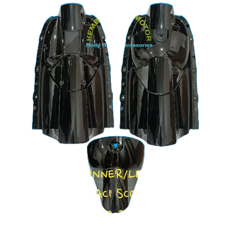 cover inner legsil kontak honda scoopy karbu old hitam 2010-2012