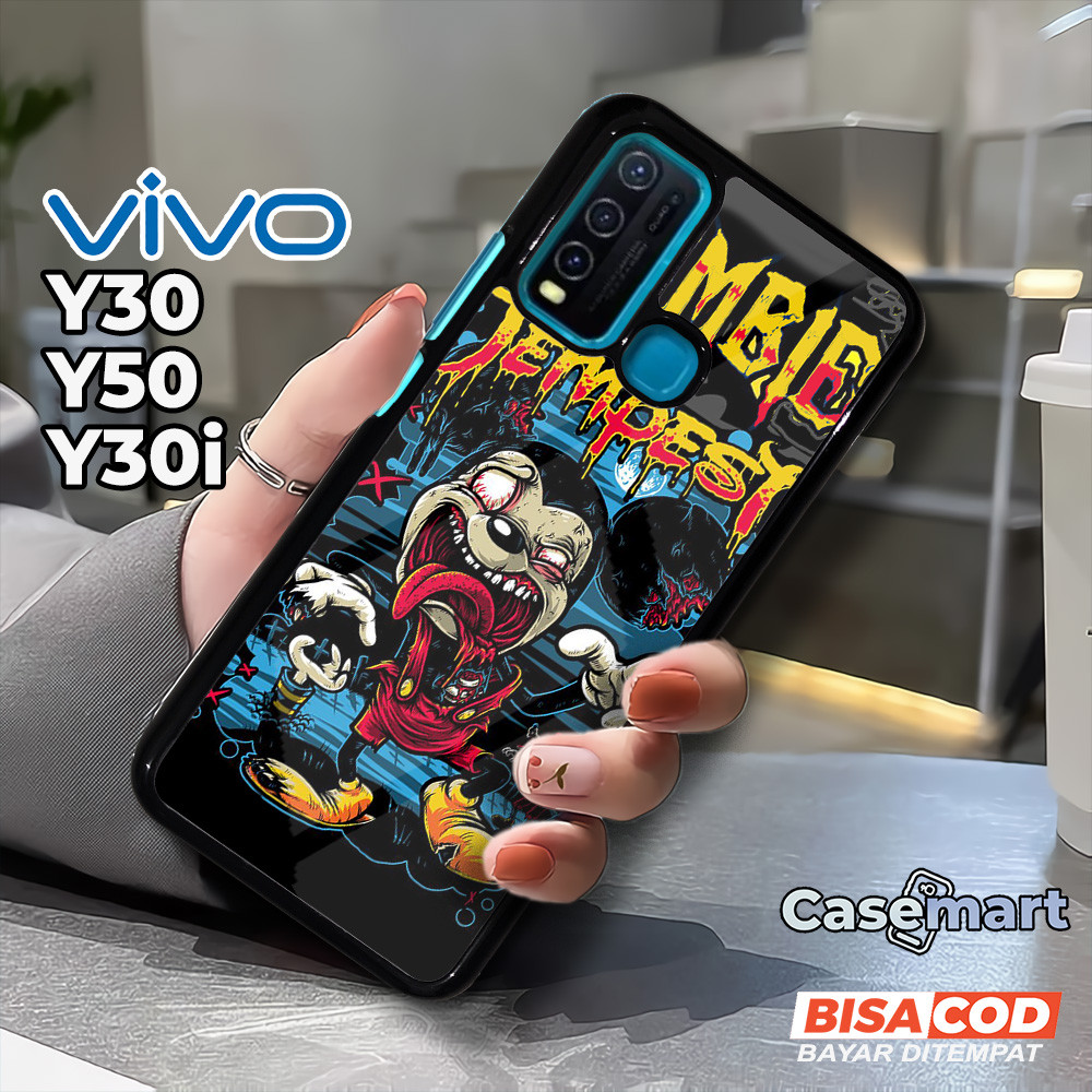 Case Vivo Y30 Y50 Y30i Casing Vivo Y30 Y50 Y30i Casemart [GRFY] Case Glossy Case Aesthetic Custom Ca
