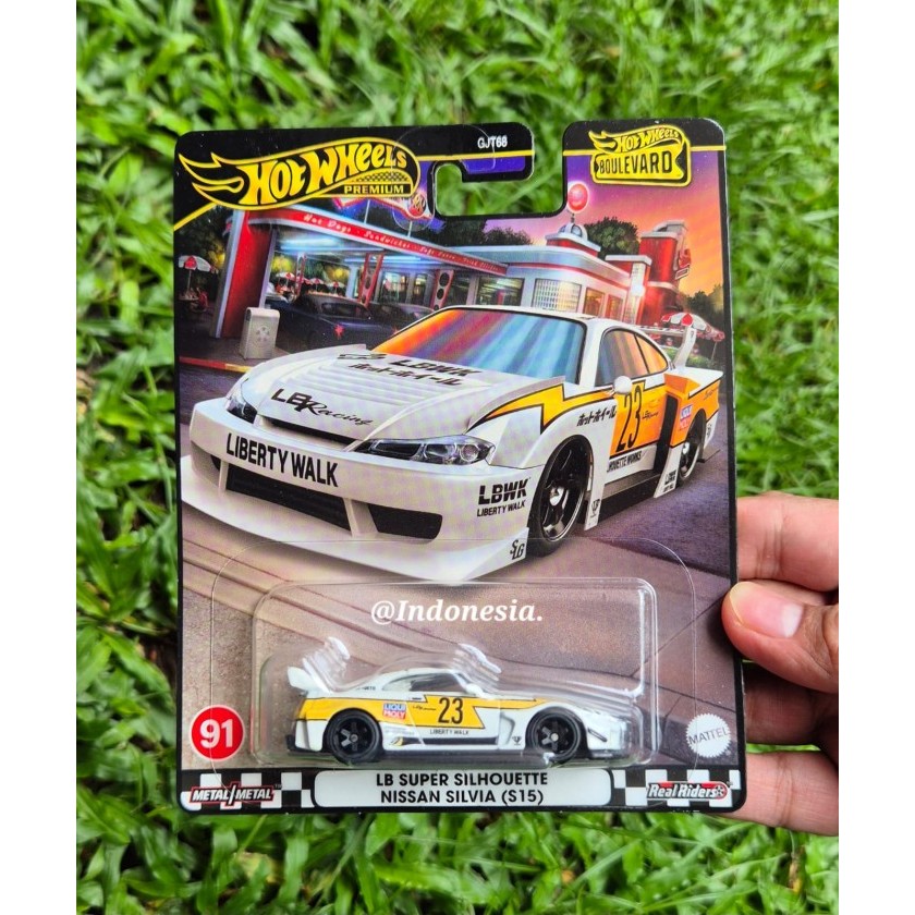 Hot Wheels Premium Boulevard LB Super Silhouette Nissan Silvia (S15) Error original