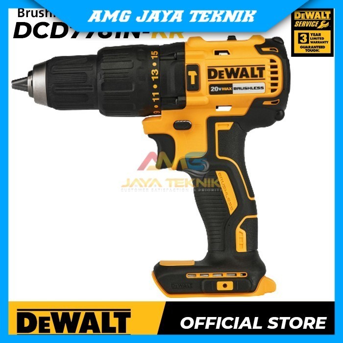 Mesin Bor Impact Baterai Dewalt Brushless Impact Drill High Quality
