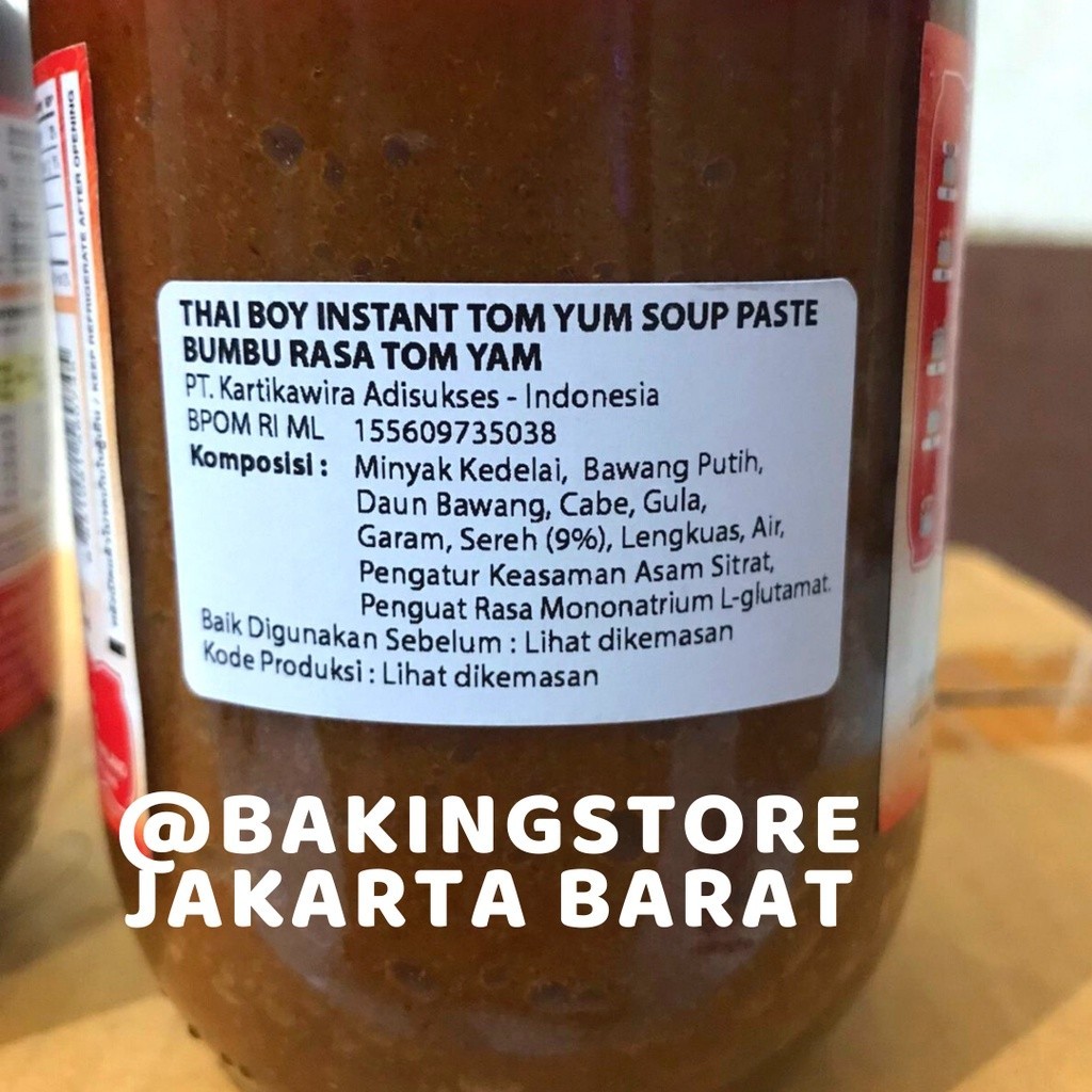 

Promo 7.7 Thai Boy Tom Yum Soup Paste 500 Gr Bumbu Tom Yam