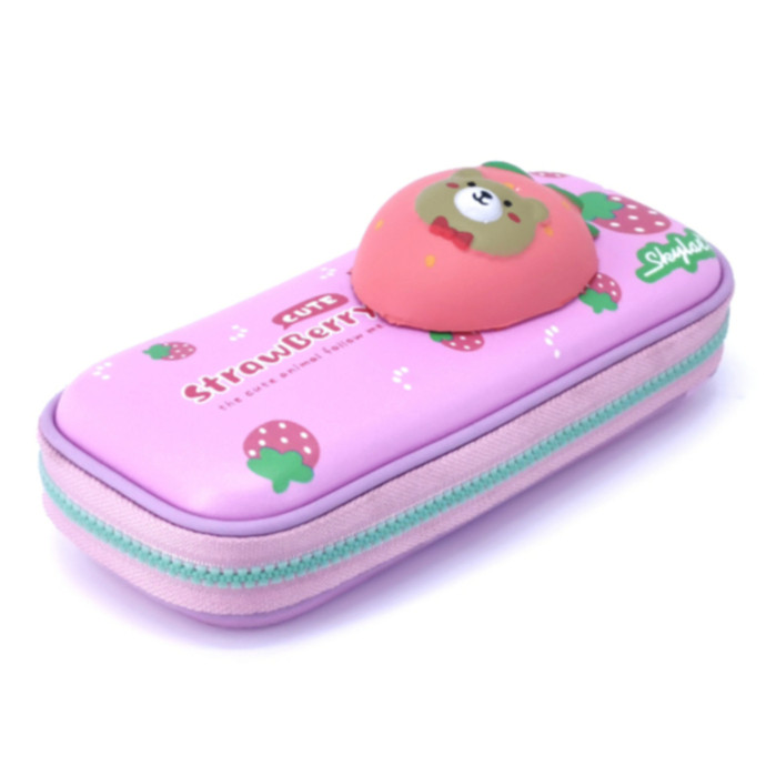 

Tempat Pensil 3D Squishy Anak Sekolah Bahan EVA Kotak Alat Tulis Timbul Hardcase
