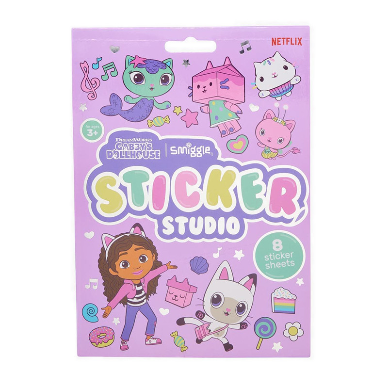 

Smiggle Gabby's Dollhouse Sticker Book - IGL401333MIX