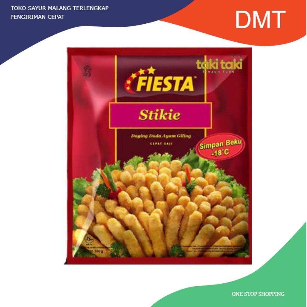 

Fiesta Stikie, Nugget Bentuk Stik, Fiesta Nugget Ayam Stik kemasan 500gram