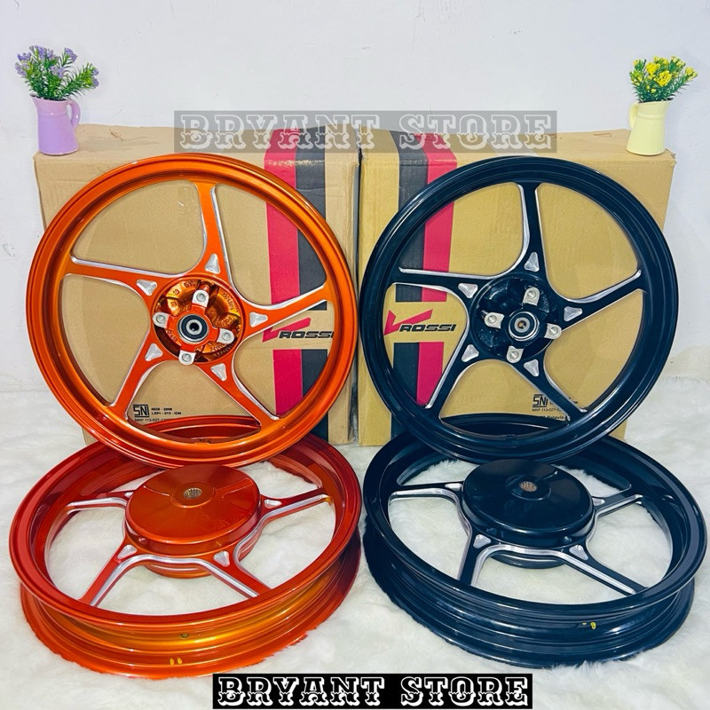 ROSSI VELG SPRINT PRIME MODEL ENKEI RING 14 185/215 PALANG5 AK55 VARIO 110 VARIO 125 VARIO 150 BEAT 