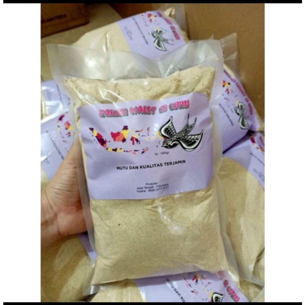 KL Pakan Walet Merek Si Uisi 1 kg / Pakan Si U/ Pakan Walet Bagus / Pakan Walet Si U/ SiuWalet /