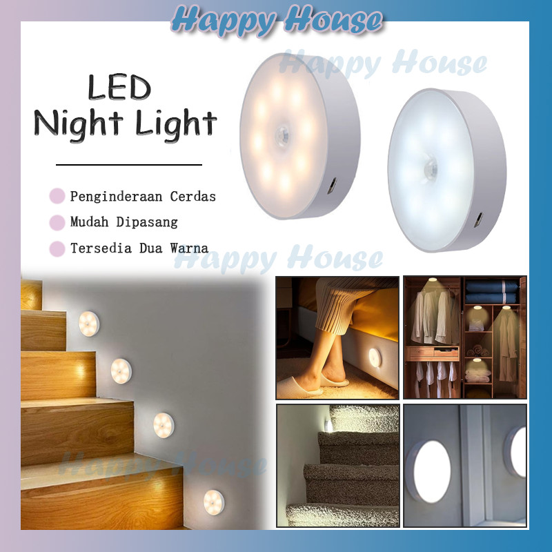 Lampu Tidur Sensor Gerak LED / Lampu Tangga Sensor LED