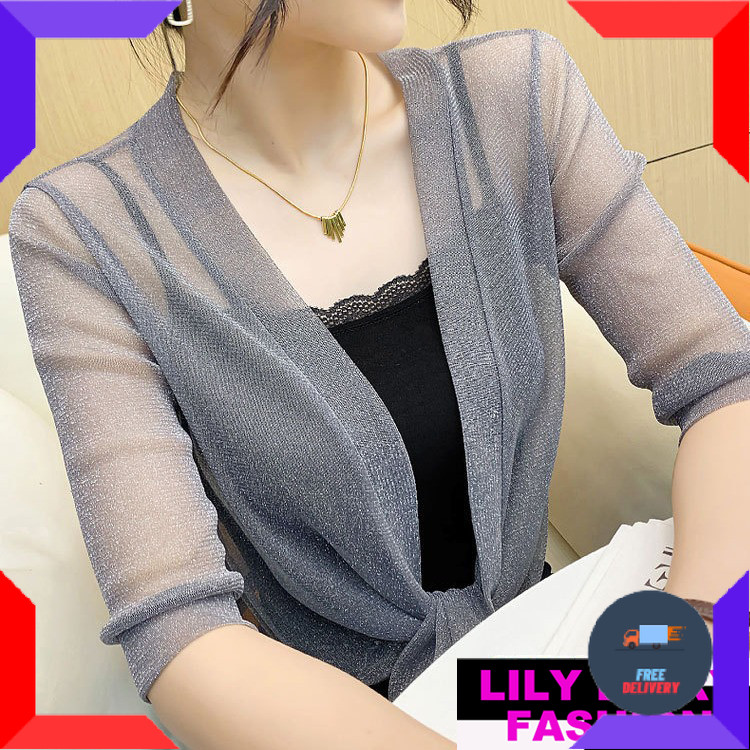 CARDIGAN CEWEK TERBARU TERMURAH MODEL PANJANG / Cardigan Luar Pendek/Outer Wanita Lengan Pendek / Ou