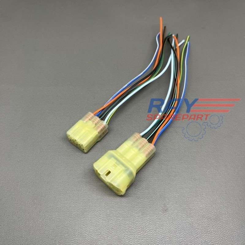 RB SOKET SAMBUNG KABEL 6 PIN WATERPROOF ANTI AIR UNIVERSAL / SOCKET KONEKTOR KABEL MOTOR MOBIL