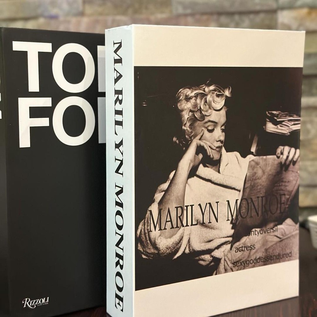 VILEAD Buku Palsu Pajangan Penyimpanan Barang Dummy Book Organizer | Dekorasi Ruang Tamu, Kamar Tidu