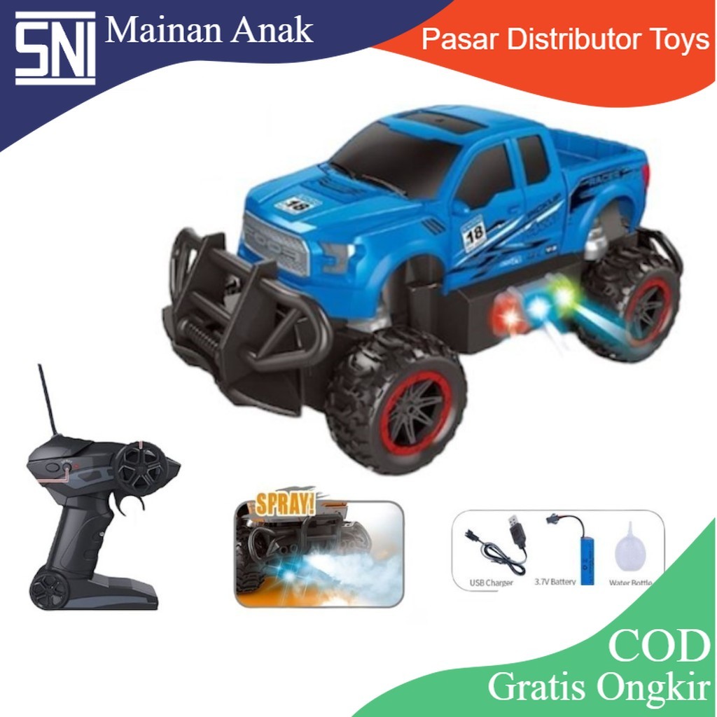 Mainan Anak RACE RUN OFF ROAD SPEED CAR Mobil Remote Control Rc Off Road