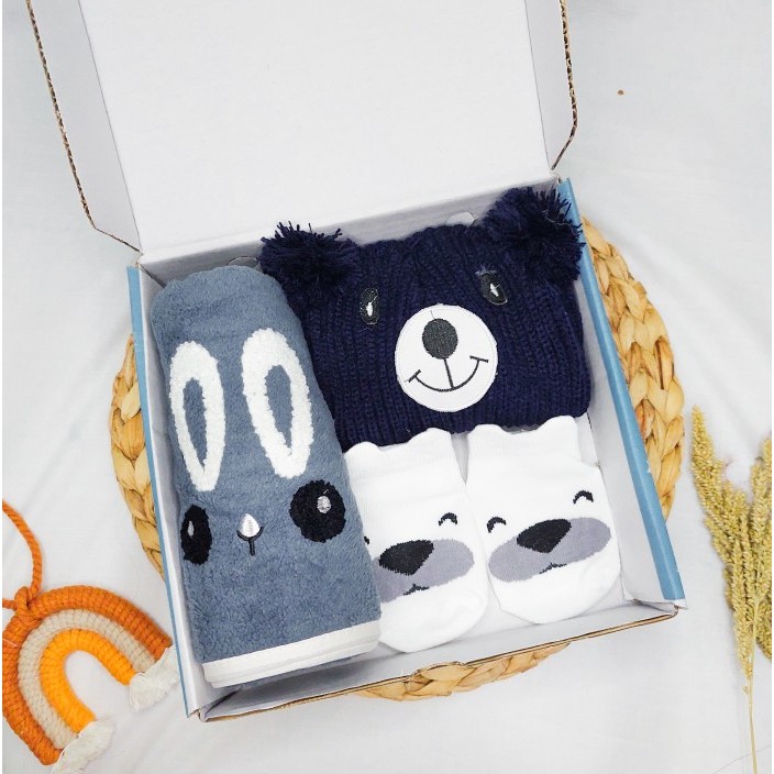 

DISKON Hampers Bayi / Hampers New Born Set / Kado Bayi / Kado Lahiran - Favor Navy