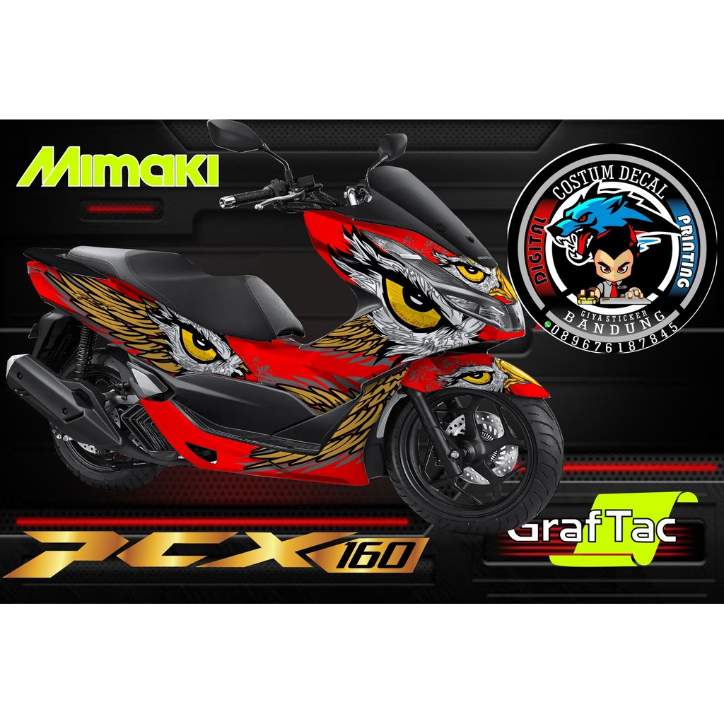 Decal Sticker Honda PCX 160 2021 Fullbody - Dekal PCX160 New